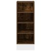 vidaXL Bottom Cabinet Riga Smoked Oak 30x44.5x81.5 cm Engineered Wood