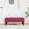vidaXL Bench with Cushion Wine Red 113 x 57 x 39 cm Velvet