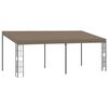 vidaXL Wall-mounted Gazebo 6x3 m Taupe Fabric