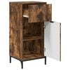 vidaXL Bathroom Furniture Set with Drawer with Shelf 2 pcs Smoked Oak