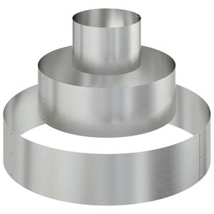 vidaXL Garden Planter Silver 90 x 90 x 20 cm Galvanised Steel