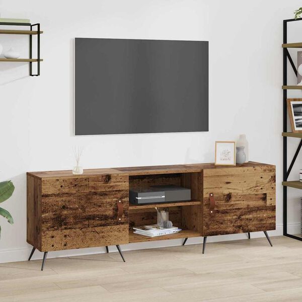 vidaXL TV Cabinet Old wood 150 x 30 x 50 cm Engineered wood