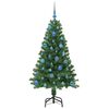 vidaXL Artificial Christmas Tree with 150 LEDs with Stand Green 150 cm