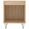 vidaXL Bedside Cabinet Sonoma Oak 40x35x50 cm Engineered Wood