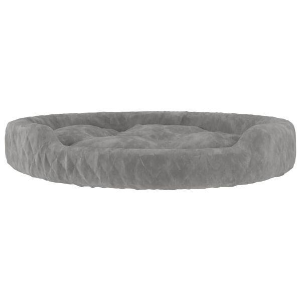 vidaXL Dog Bed Grey 110x90x23 cm Plush