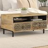 vidaXL Coffee Table 80x54x40 cm Solid Wood Mango