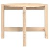 vidaXL Coffee Table &Oslash; 62.5x45 cm Solid Wood Pine