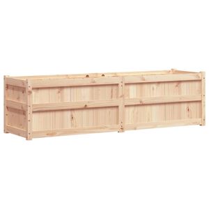 vidaXL Garden Planter 180x50x50 cm Solid Wood Pine