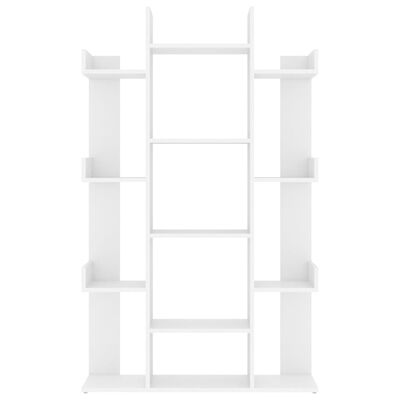 vidaXL Book Cabinet White 86x25.5x140 cm Engineered Wood