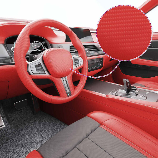 vidaXL Car Film 4D Red 100x150 cm