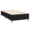 vidaXL Box Spring Bed Frame Black Single Fabric (UK/IE/FI/NO only)