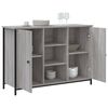 vidaXL Sideboard Grey Sonoma 100x35x70 cm Engineered Wood