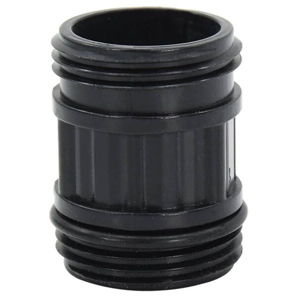 vidaXL Suction Hose with PVC Connectors Black 1" 10 m PVC
