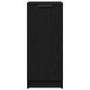 vidaXL Shoe Cabinet Black Oak 29.5 x 35 x 70 cm Engineered Wood