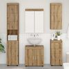 vidaXL Bathroom Wall Cabinet TULUM Artisan Oak 37 x 24.5 x 86 cm