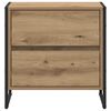 vidaXL Bedside Table Artisian Oak 50 x 39.5 x 50 cm Engineered Wood