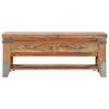 vidaXL Coffee Table 110x52x45 cm Solid Acacia Wood