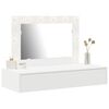 vidaXL Dressing Table White 100 x 40 x 70 cm Engineered Wood
