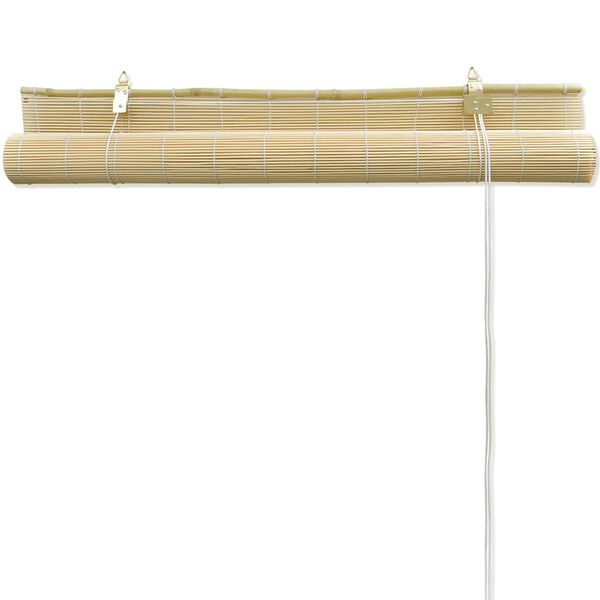 vidaXL Roller Blind Bamboo 150x160 cm Natural