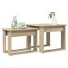 vidaXL Coffee Table Set 2 pcs Sonoma Oak Engineered Wood