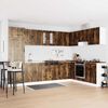 vidaXL Kitchen Cabinet with Door Kalmar 2 pcs Brown 80 x 46 x 81.5 cm
