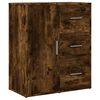 vidaXL Sideboards 2 pcs Smoked Oak 60x31x70 cm Engineered Wood