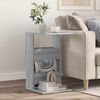 vidaXL Side Table Grey Sonoma 40 x 35 x 60.5 cm Engineered Wood
