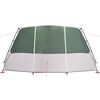 vidaXL Family Tent with Roof Green and White 760 x 645 x 230 cm