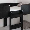 vidaXL Bunk Bed for Kids Black Oak 80 x 160 cm Engineered Wood