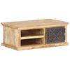 vidaXL Coffee Table with Door 90x50x35 cm Solid Mango Wood