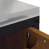 vidaXL Kitchen Storage with Shelf Rusty 90 x 50 x 53 cm Steel