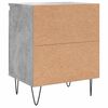 vidaXL Bedside Cabinets 2 pcs Concrete Grey 40x30x50 cm Engineered Wood