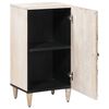 vidaXL Sideboard with Storage White 40 x 33.5 x 75 cm Solid Mango Wood