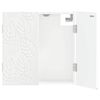 vidaXL Dartboard Cabinet DELFT High Gloss White 52.5 x 10.5 x 53.5 cm