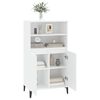 vidaXL Highboard White 60x36x110 cm Engineered Wood