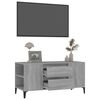 vidaXL TV Cabinet Grey Sonoma 102x44.5x50 cm Engineered Wood