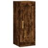 vidaXL Wall Mounted Cabinet Smoked Oak 34,5x34x90 cm Engineered Wood