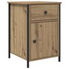 vidaXL Bedside Cabinet with Drawer 2 pcs Artisan Oak 40 x 42 x 60 cm