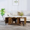 vidaXL Coffee Table Smoked Oak 102x50x40 cm Engineered Wood