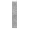 vidaXL Book Cabinet Concrete Grey 137.5x29x137.5 cm Engineered Wood