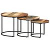 vidaXL Nesting Tables 3 pcs Solid Reclaimed Wood