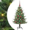 vidaXL Artificial Pre-lit Christmas Tree with Ball Set Green 120 cm