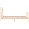 vidaXL Bed Frame without Mattress Small Single Solid Wood