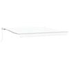 vidaXL Retractable Awning White 400 x 350 x 165 cm
