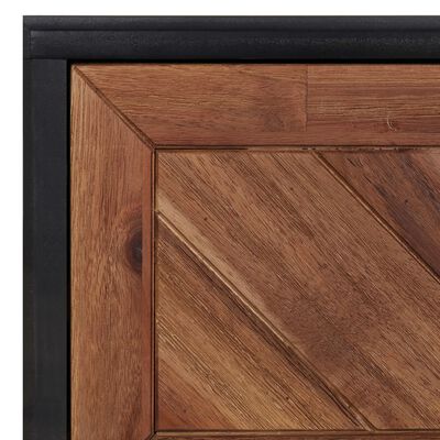 vidaXL Sideboard 115x35x70 cm Solid Acacia Wood and MDF