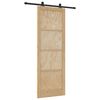 vidaXL Sliding Door ORKDAL Brown 83 x 232 cm Solid Pine Wood