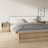 vidaXL Bedside Cabinets 2 pcs Sonoma Oak 40x35x50 cm