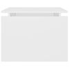 vidaXL Coffee Table White 68x50x38 cm Engineered Wood