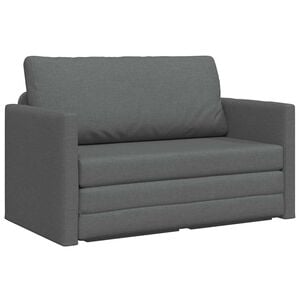 vidaXL Sofa Bed Dark Grey 124 x 71 x 78 cm Velvet