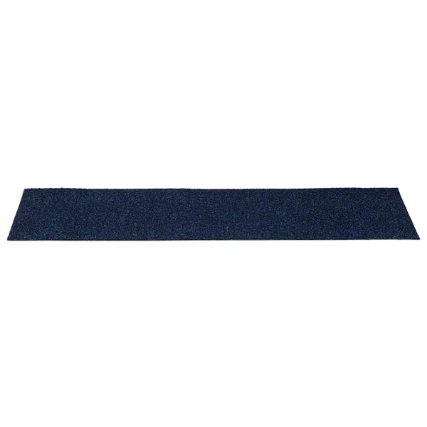 vidaXL Stair Mats Self-adhesive 15 pcs 76x20 cm Navy Rectangular